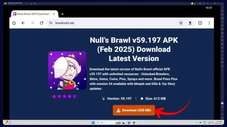 BlueStacks 5 Play Null's Brawl